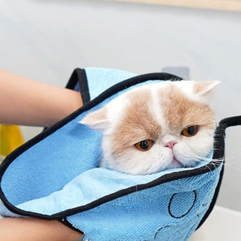 Specially Designed Pet Bath Towel Quick Absorbent Water Drying Towel
