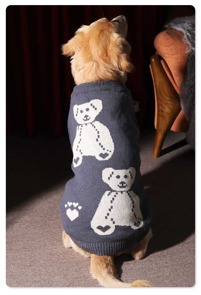 Pet Winter Thickened Sweater Clothing For Large Pets