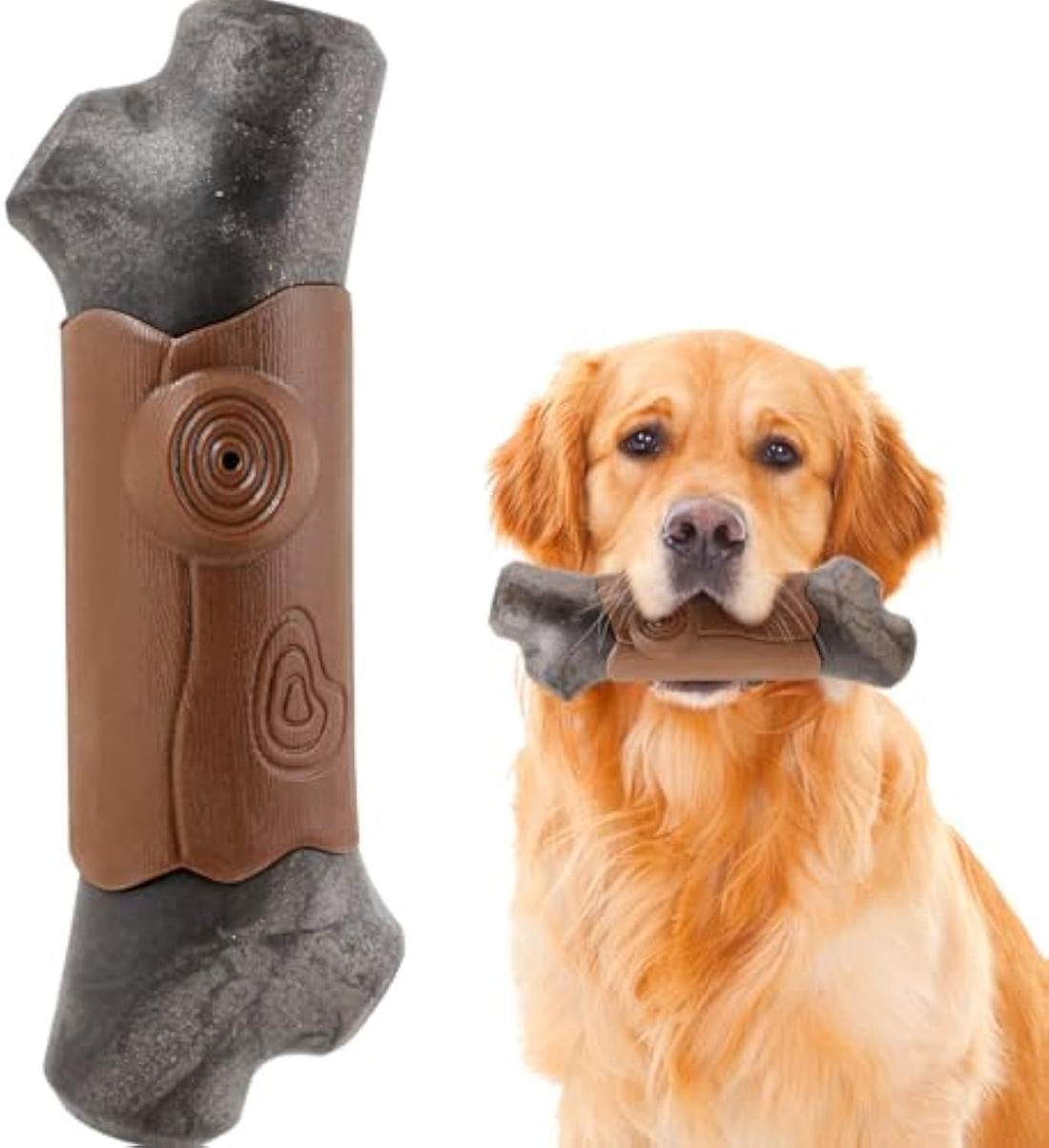 Pet Indestructible Bacon Flavored Durable Chew Toy For Aggressive Chewers