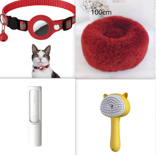 Rechargeable Pet Mist Grooming Brush Self Cleaning Slicker Tool
