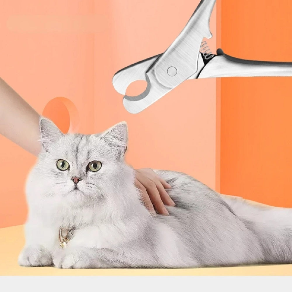 Pet Nail Clipper Stainless Steel Safety Grooming Trimmer