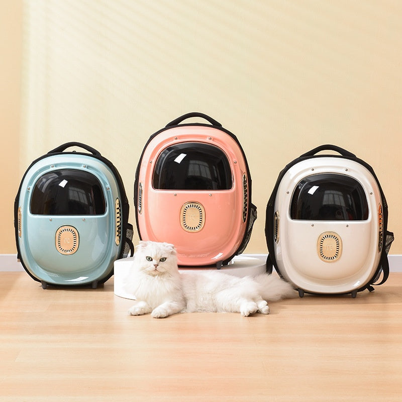 Portable Pet Backpack With Heating System Astronaut Carrier Bag