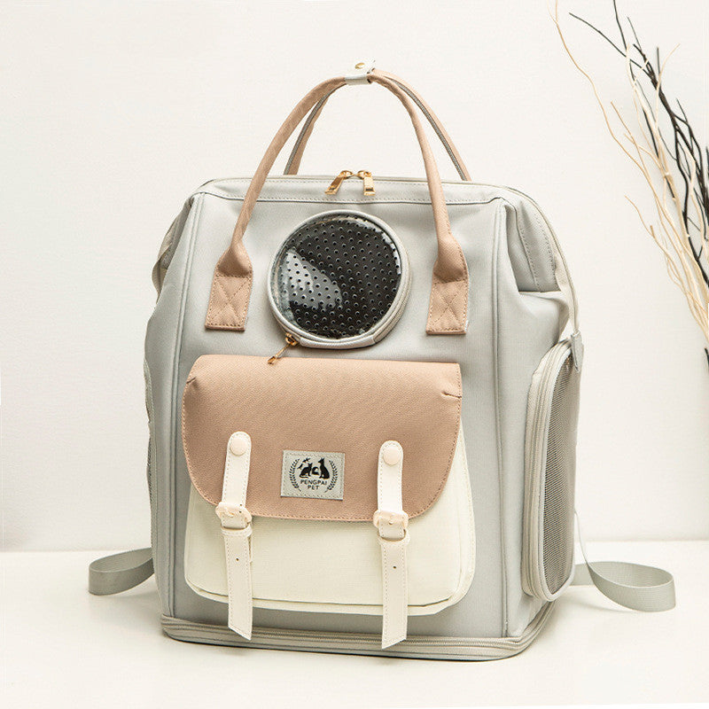 Large Capacity Breathable Portable Pet Backpack Carrier
