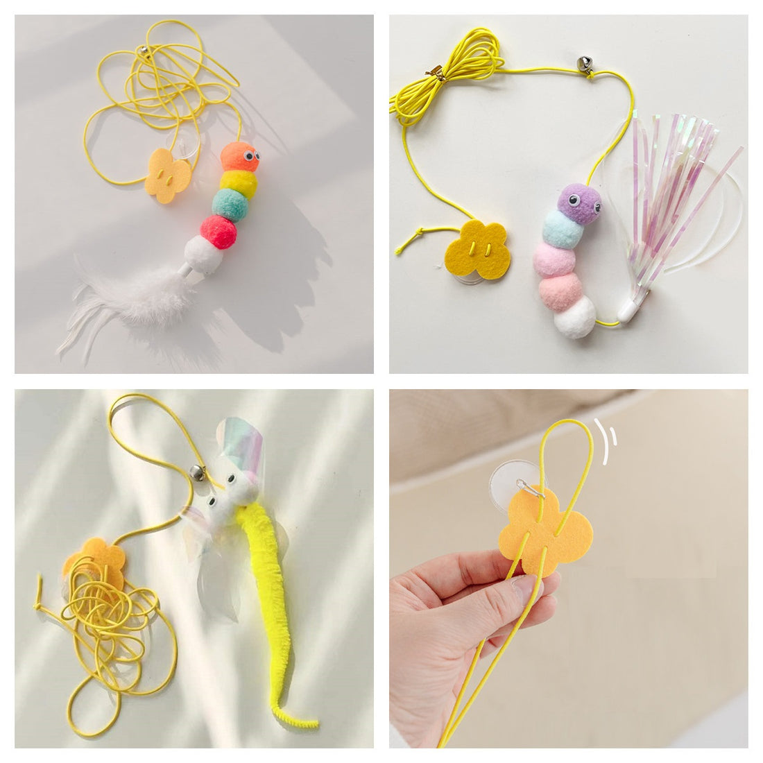 Pet Interactive Rope Mouse Toy Telescopic Hanging Boredom Toy