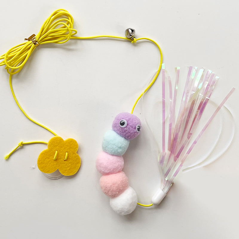 Pet Interactive Rope Mouse Toy Telescopic Hanging Boredom Toy