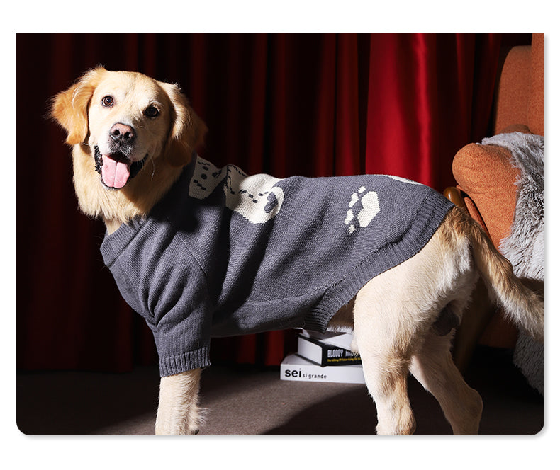 Pet Winter Warm Thick Sweater For Large Pets