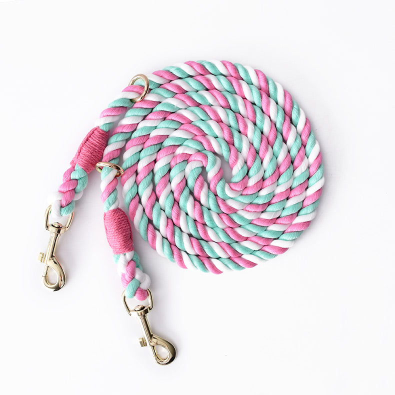 Multi Functional Dual Head Pet Rope Leash Supplies