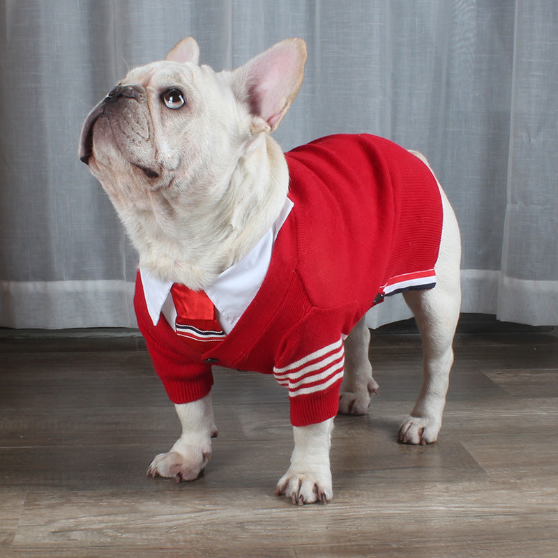 Festive Christmas Pet Autumn Winter Warm Sweater Outfit